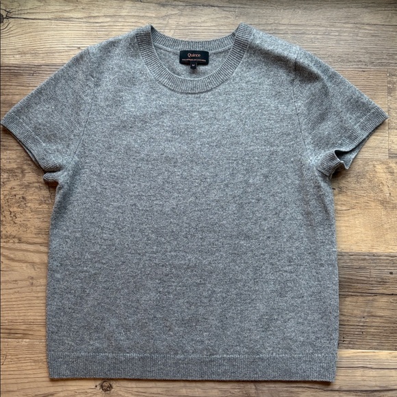 Quince Magnolian Cashmere tee - Picture 4 of 6